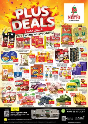 Nesto catalogue in Sharjah | Plus Deals At Nesto Hypermarket Jafza | 2025-11-06T00:00:00.000Z - 2025-11-10T00:00:00.000Z