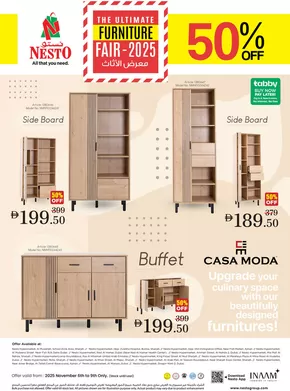Nesto catalogue in Sharjah | Nesto THE ULTIMATE FURNITURE FAIR-2025 | 2025-11-07T00:00:00.000Z - 2025-11-09T00:00:00.000Z
