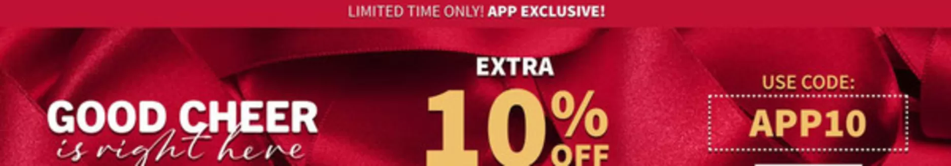 Bath & Body Works catalogue in Al Ain | Good Cheer Is Right Here Extra 100 Off On All App Orders | 2025-11-17T00:00:00.000Z - 2025-11-20T00:00:00.000Z