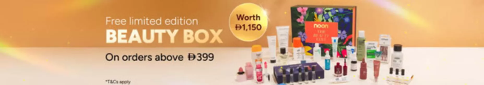 Noon catalogue in Dubai | Free Limited Edition Beauty Box | 2025-11-17T00:00:00.000Z - 2025-11-20T00:00:00.000Z