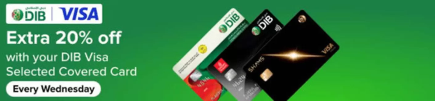 Noon catalogue in Al Dhaid | Extra 20% off with your DIB Visa Selected Covered Card Every Wednesday | 2025-11-19T00:00:00.000Z - 2025-11-19T00:00:00.000Z