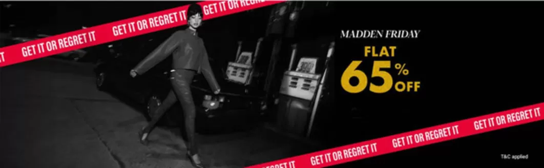 Steve Madden catalogue in Dalma Island | Madden Friday Flat 65%off | 2025-11-20T00:00:00.000Z - 2025-11-25T00:00:00.000Z