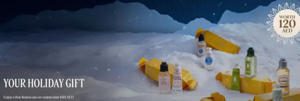 L'Occitane catalogue in Kalba | Your Holiday Gift Worth 120 AED | 2025-11-21T00:00:00.000Z - 2025-11-25T00:00:00.000Z