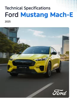 Ford catalogue in Al Ain | MY25 Mustang Mach E Spec Sheet EN | 2025-01-01T00:00:00.000Z - 2025-12-31T00:00:00.000Z