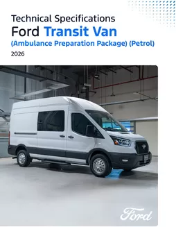 Ford catalogue in Al Ain | MY26 Transit Van Ambulance Preparation Package Petrol En | 2026-01-01T00:00:00.000Z - 2026-12-31T00:00:00.000Z