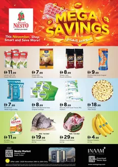 Nesto catalogue in Sila | Mega Savings At Nesto Hypermarket Al Arjan | 2025-11-24T00:00:00.000Z - 2025-11-27T00:00:00.000Z