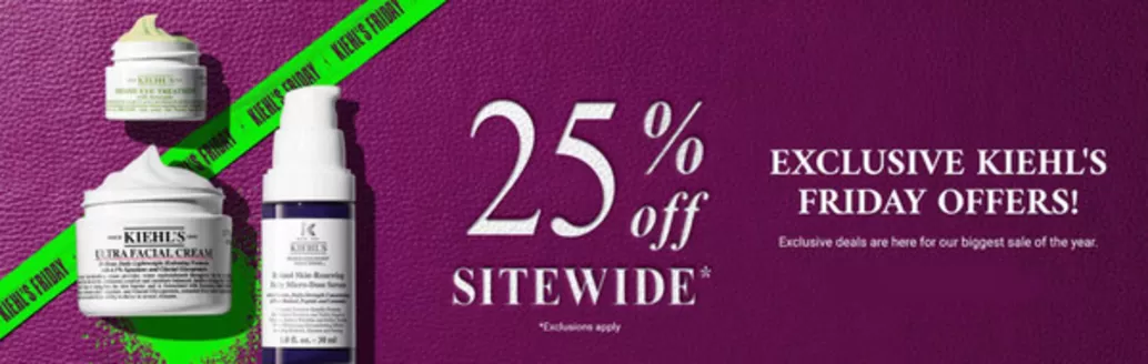 Kiehl's catalogue | Exclusive Kiehl's Friday Offers! | 2025-11-25T00:00:00.000Z - 2025-11-28T00:00:00.000Z