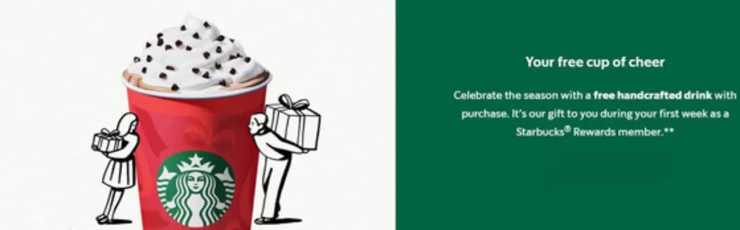 Starbuck's catalogue in Sharjah | Your Free Cup Of Cheer | 2025-11-25T00:00:00.000Z - 2025-11-28T00:00:00.000Z
