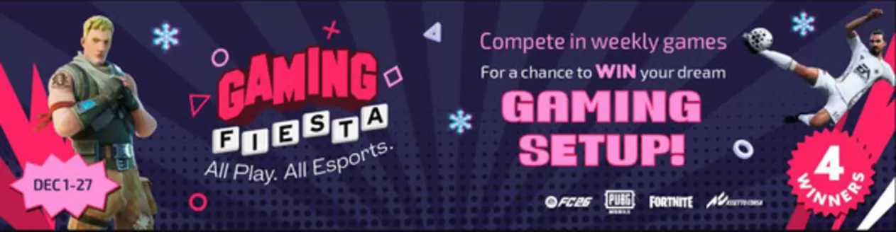 Virgin Megastore catalogue in Dubai | Gaming Fiesta | 2025-12-02T00:00:00.000Z - 2025-12-07T00:00:00.000Z