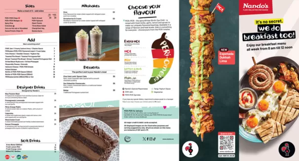 Nando's catalogue in Dubai | TakeAway Menu Eng | 2025-12-06T00:00:00.000Z - 2025-12-20T00:00:00.000Z