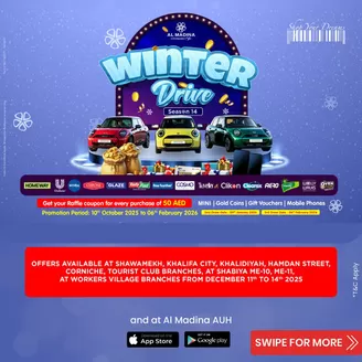 Al Madina catalogue in Abu Dhabi | Winter Drive at Al Madina! | 2025-12-11T00:00:00.000Z - 2026-01-06T00:00:00.000Z