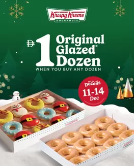 Krispy Kreme catalogue in Dubai | It’s the Day of the Dozens! | 2025-12-11T00:00:00.000Z - 2025-12-14T00:00:00.000Z