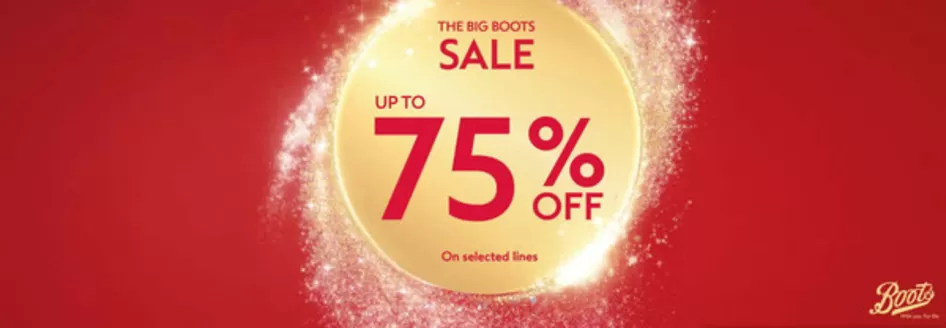 Boots catalogue in Ras al-Khaimah | The Big Boots Sale Up To 75% Off | 2025-12-12T00:00:00.000Z - 2025-12-18T00:00:00.000Z