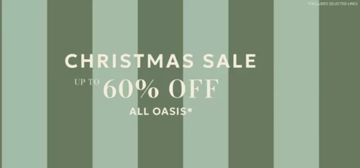 Oasis catalogue in Sharjah | Christmas Sale Up To 60% Off | 2025-12-15T00:00:00.000Z - 2025-12-25T00:00:00.000Z