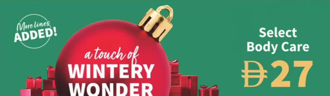 Bath & Body Works catalogue in Dubai | A Touch Of Wintery Wonder Select Body Care Drh 27 | 2025-12-17T00:00:00.000Z - 2025-12-19T00:00:00.000Z