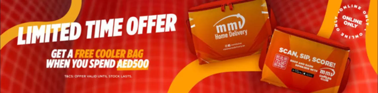 MMI catalogue in Ajman | Get A Free Cooler Bag When You Spend AED 500 | 2025-12-23T00:00:00.000Z - 2025-12-28T00:00:00.000Z