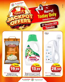 Al Madina catalogue in Khorfakkan | Jackpot Offers | 2025-12-23T00:00:00.000Z - 2025-12-23T00:00:00.000Z