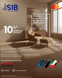 Sharjah Islamic Bank catalogue in Khorfakkan | Enjoy An Extra 10% Off When You Pay With Your Sib Covered  | 2025-12-30T00:00:00.000Z - 2025-12-31T00:00:00.000Z