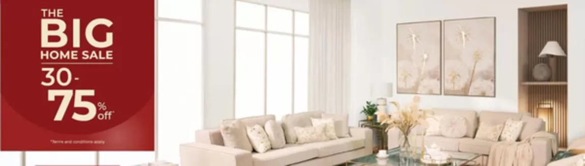 Homes R Us catalogue in Umm al-Quwain | The Big Home Sale 30-75 % Off | 2026-01-05T00:00:00.000Z - 2026-01-20T00:00:00.000Z