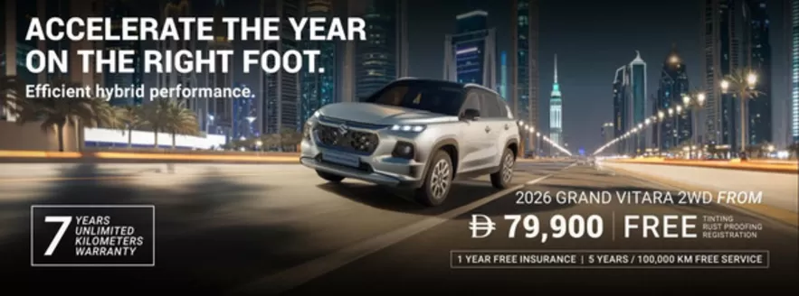 Suzuki catalogue in Dubai | 2026 GRAND VITARA 2WD | 2026-01-07T00:00:00.000Z - 2026-01-31T00:00:00.000Z