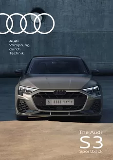 Audi catalogue in Al Madam | S3 sportback | 2026-01-23T00:00:00.000Z - 2026-02-06T00:00:00.000Z
