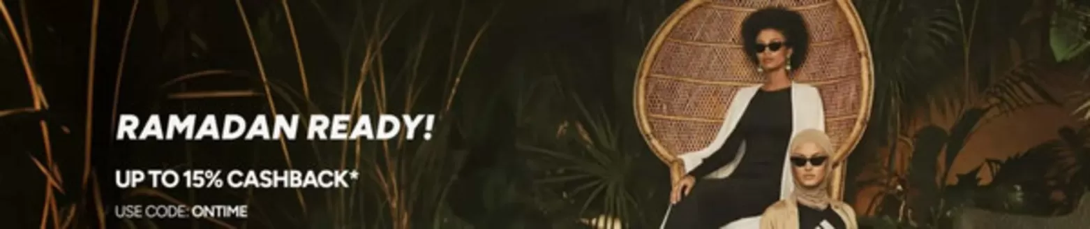 Namshi catalogue in Dubai | Ramadan Ready! Up To 15% Cashback* | 2026-01-23T00:00:00.000Z - 2026-01-29T00:00:00.000Z