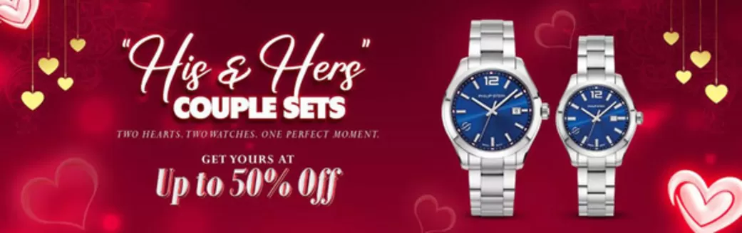 The Watch House catalogue in Sharjah | Couple Watches Valentine’s Day Offer | 2026-01-29T00:00:00.000Z - 2026-02-14T00:00:00.000Z