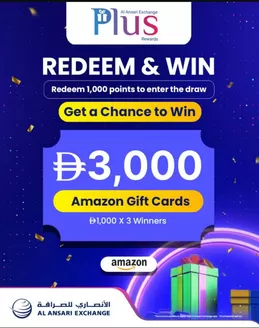 Al Ansari Exchange catalogue in Abu Dhabi | Redeem Points. Win Big. | 2026-01-29T00:00:00.000Z - 2026-01-31T00:00:00.000Z