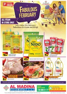 Al Madina catalogue in Dubai | Discounts and promotions | 2026-01-30T00:00:00.000Z - 2026-02-01T00:00:00.000Z