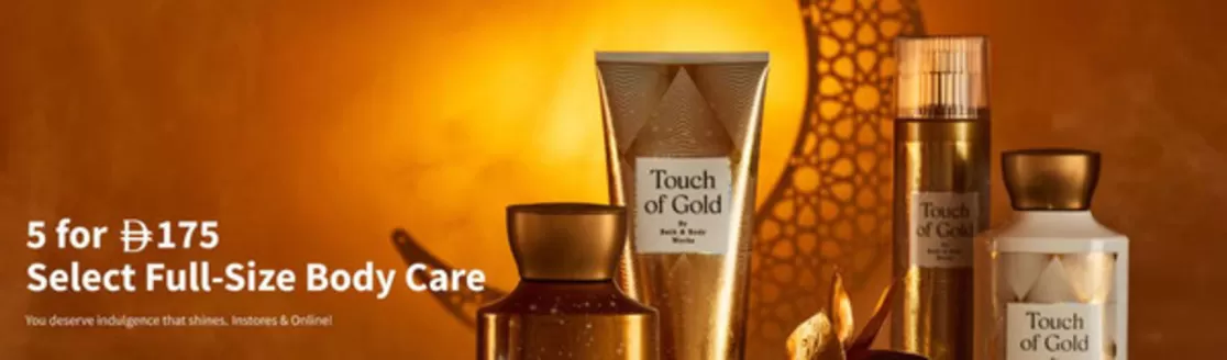 Bath & Body Works catalogue in Hatta | 5 For Drh 175 Select Full-size Body Care | 2026-02-02T00:00:00.000Z - 2026-02-09T00:00:00.000Z