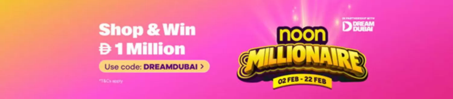 Noon catalogue in Sharjah | Shop & Win 1 Million | 2026-02-02T00:00:00.000Z - 2026-02-22T00:00:00.000Z