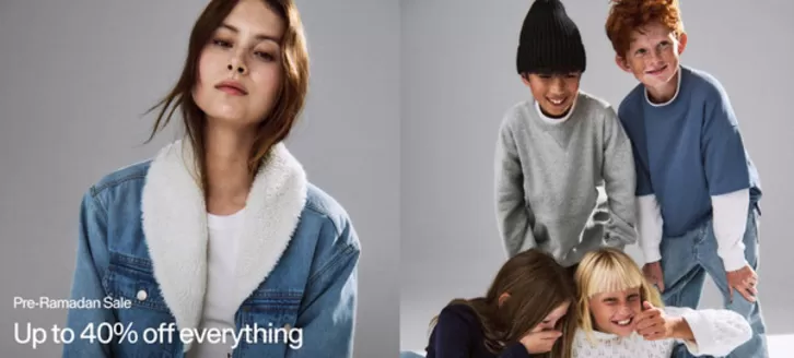 Gap catalogue in Abu Dhabi | Pre-ramadan Sale Up To 40% Off Everything | 2026-02-02T00:00:00.000Z - 2026-02-09T00:00:00.000Z