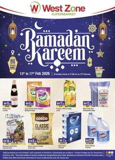 West Zone Fresh catalogue in Al Ain | West Zone Fresh promotion | 2026-02-13T00:00:00.000Z - 2026-02-17T00:00:00.000Z