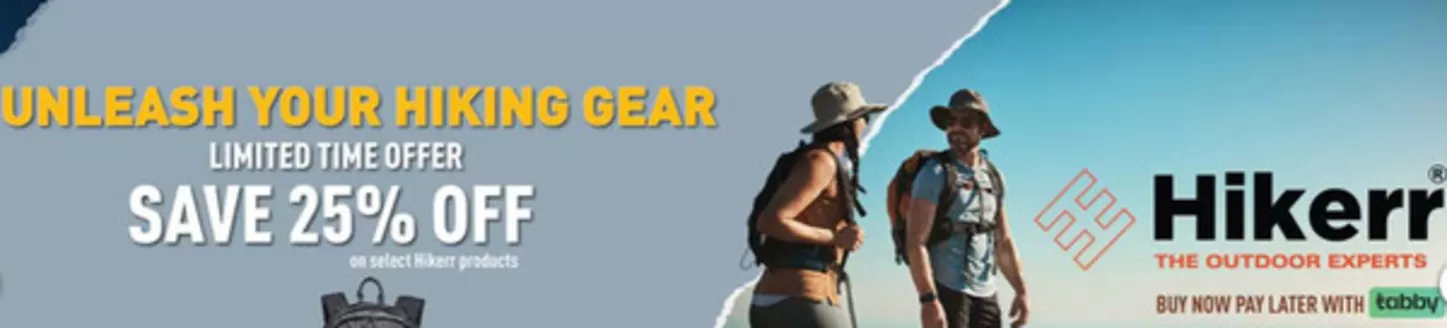 Adventure HQ catalogue in Abu Dhabi | Unleash Your Hiking Gear! Save 25% Off | 2026-02-16T00:00:00.000Z - 2026-03-06T00:00:00.000Z