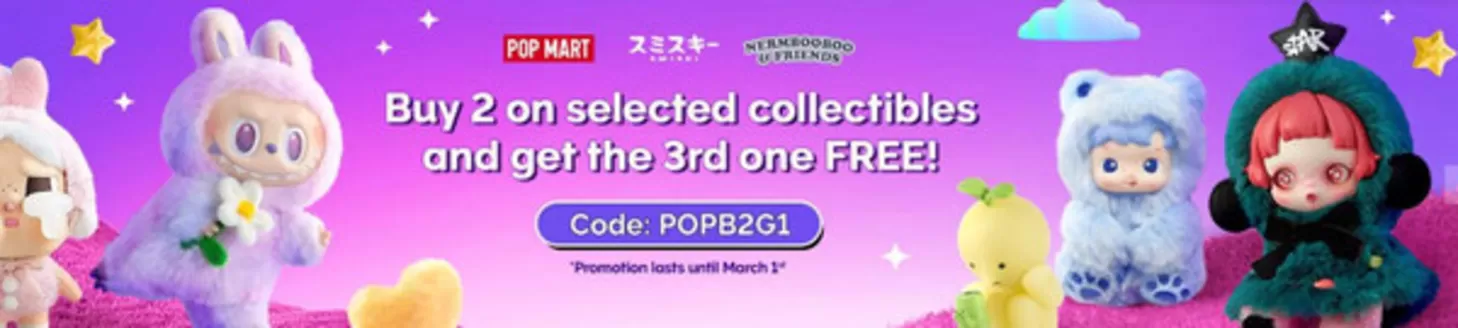 Virgin Megastore catalogue in Sharjah | Buy 2 On Selected Collectibles And Get The 3rd One Free! | 2026-02-18T00:00:00.000Z - 2026-03-01T00:00:00.000Z