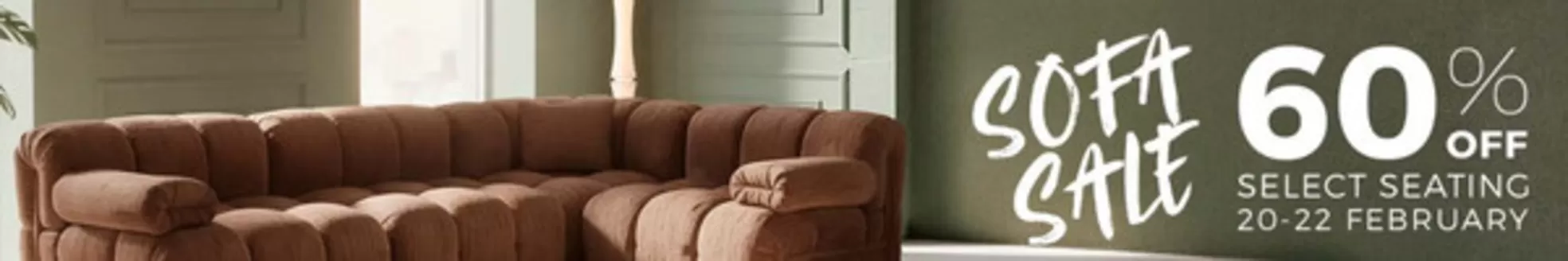 The One catalogue in Al Ain | Sofa Sale 60% Off | 2026-02-20T00:00:00.000Z - 2026-02-22T00:00:00.000Z