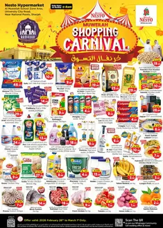 Nesto catalogue | Nesto MUWEILAH SHOPPING CARNIVALS | 2026-02-26T00:00:00.000Z - 2026-03-02T00:00:00.000Z