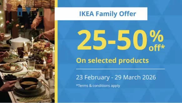 Ikea catalogue | IKEA Family Offer 25-50% | 2026-02-27T00:00:00.000Z - 2026-03-29T00:00:00.000Z