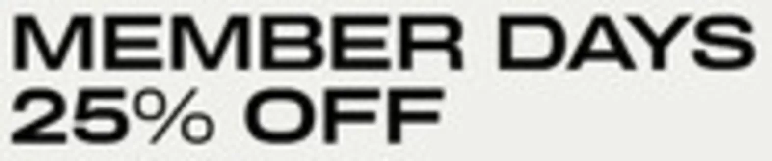 H&M catalogue | Member Days 25% Off | 2026-02-27T00:00:00.000Z - 2026-03-01T00:00:00.000Z