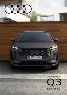 Audi catalogue in Umm al-Quwain | Q3 sportback | 2026-02-28T00:00:00.000Z - 2026-03-14T00:00:00.000Z