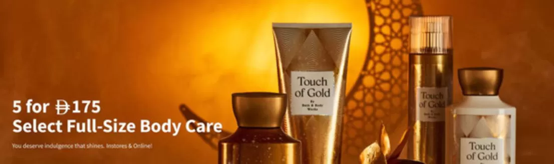 Bath & Body Works catalogue in Kalba | 5 for Drh 175 Select Full-Size Body Care | 2026-03-02T00:00:00.000Z - 2026-03-06T00:00:00.000Z