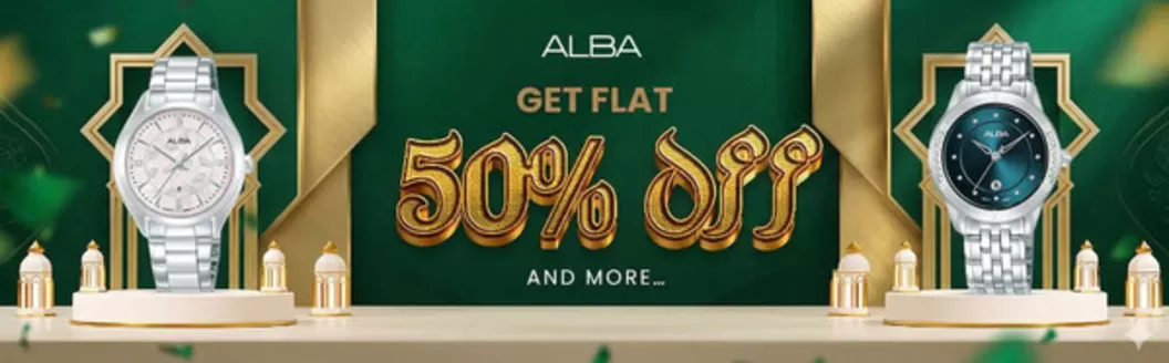 The Watch House catalogue in Mussafah | Alba Get Flat 50% Off | 2026-03-17T00:00:00.000Z - 2026-03-23T00:00:00.000Z