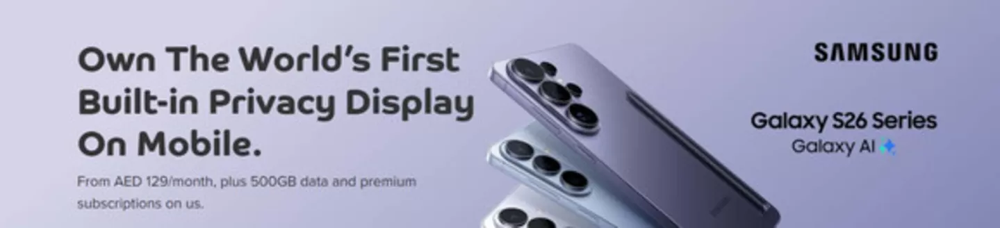 Du catalogue in Ajman | Own the World's First Built-in Privacy Display on Mobile.. | 2026-03-19T00:00:00.000Z - 2026-03-23T00:00:00.000Z