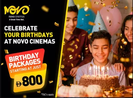Novo Cinemas catalogue in Dubai | Celebrate Your Birthdays At Novo Cinemas | 2026-03-24T00:00:00.000Z - 2026-03-31T00:00:00.000Z