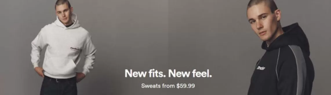 Typo catalogue in Mussafah | New Fits. New Feel. Sweats From $59.99 | 2026-03-30T00:00:00.000Z - 2026-04-06T00:00:00.000Z