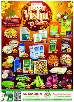 Al Madina catalogue | Happy Vishu! Shabiya | 2026-04-14T00:00:00.000Z - 2026-04-15T00:00:00.000Z
