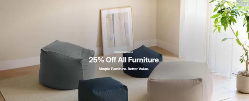 MUJI catalogue in Dibba Al-Fujairah | 25% Off All Furniture Simple Furniture. Better Value. | 2026-04-14T00:00:00.000Z - 2026-04-19T00:00:00.000Z