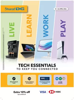 Sharaf DG catalogue | Tech Essentials To Keep You Connected | 2026-04-14T00:00:00.000Z - 2026-04-26T00:00:00.000Z