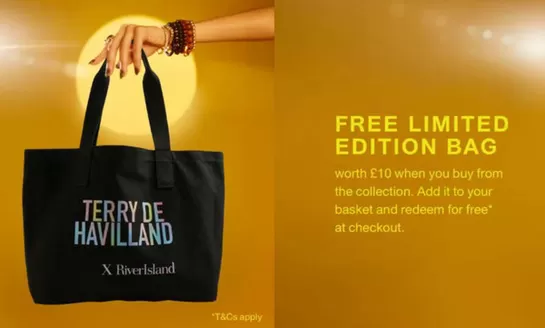 River Island catalogue | Free Limited Edition Bag | 2026-04-23T00:00:00.000Z - 2026-04-30T00:00:00.000Z