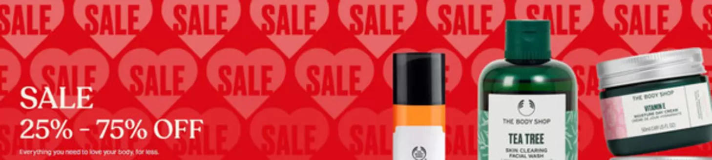 The Body Shop catalogue | Sale 25% To 70% Off | 2026-04-24T00:00:00.000Z - 2026-04-30T00:00:00.000Z